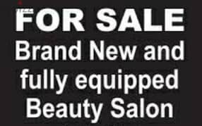 Brand new running Ladies salon for sale