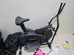 indoor powerfit home trainer elliptical bike 0