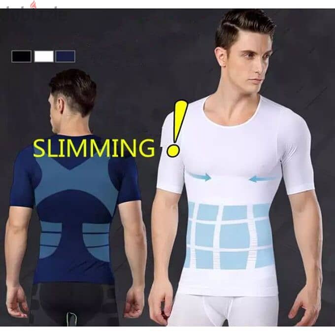 Just-One Seamless Slimming Shapers for Men XL-XXL Sport Body Shaper 1