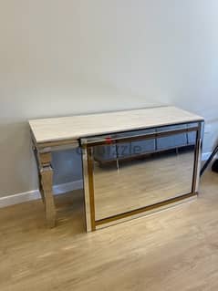 console table with mirror 0