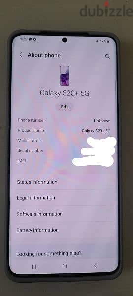 Samsung s20 plus 5g mobile for sale 1