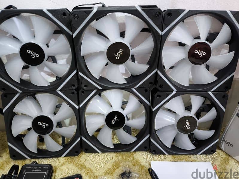 RGB Cooling Fans with Remote 2