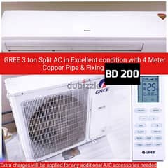 3 ton split ac and other acss for sale with fixing 0