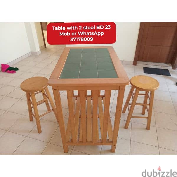 chair+ study table and other household items for sale with delivery 1
