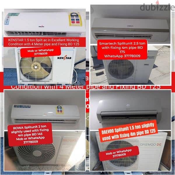 CANDY and other Splitunit window Ac fridge washing machine for sale 6