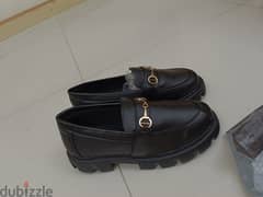 Pure leather shoes new