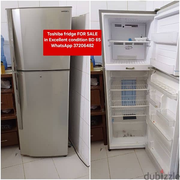 Fridge and other items for sale with Delivery 13
