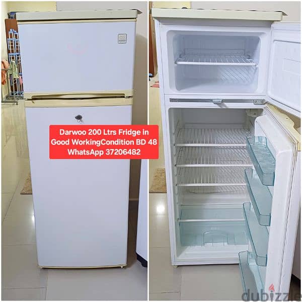 Fridge and other items for sale with Delivery 15