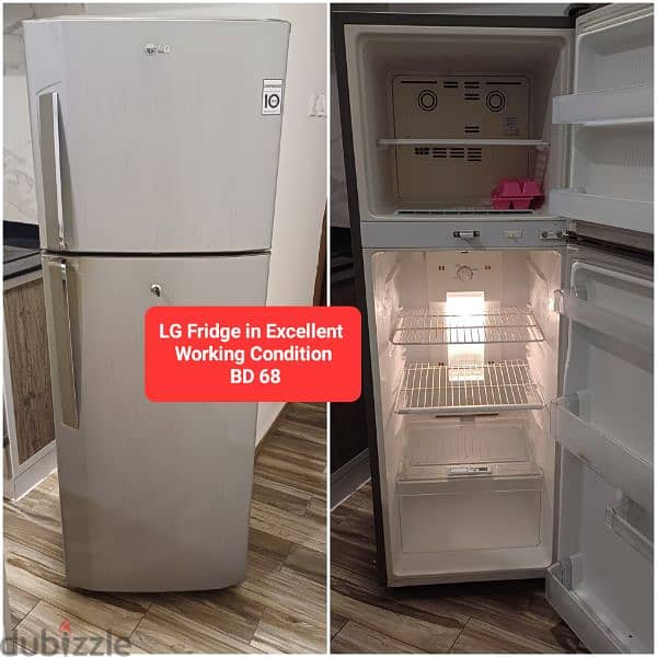 Fridge and other items for sale with Delivery 16