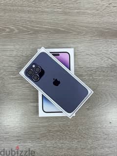 Apple iphone 14 pro max 256 gb used purple