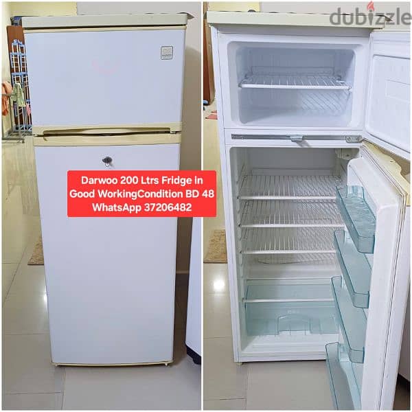 Fridge and otherr items for sale with Delivery 18
