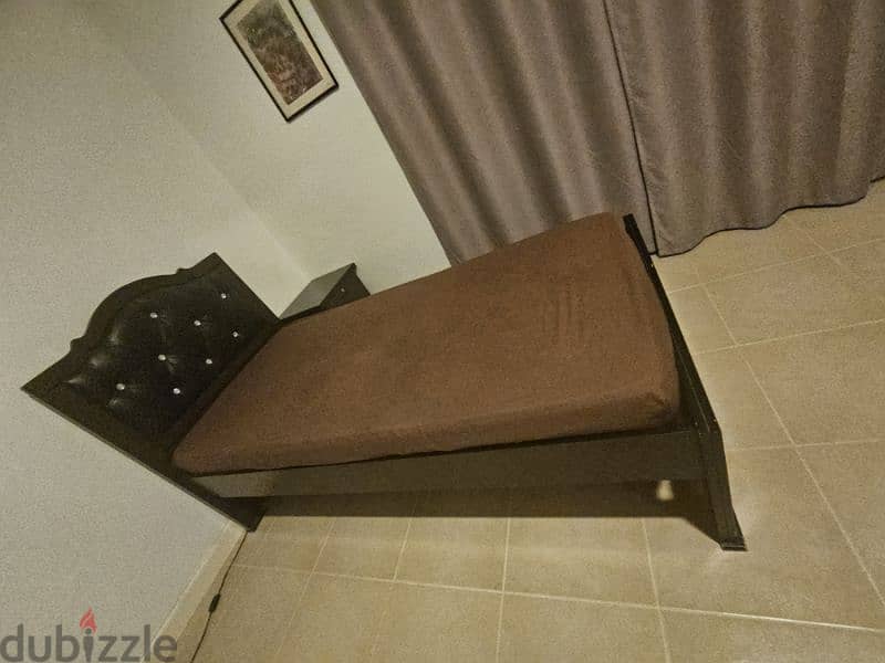 single bed including medicatedmattress and side table 2