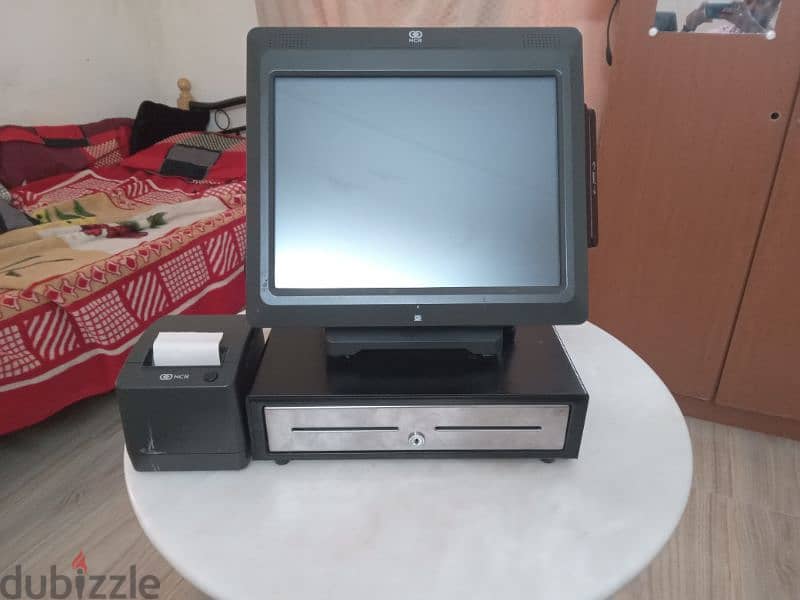 NCR POS MACHINE WITH PRINTER AND CASH DRAWER 3