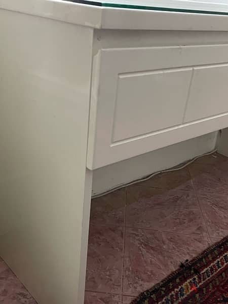 Vanity mirror - Bahraini carpentery with wire installation 2