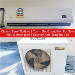 Classic zamil 2 ton split ac and other airconditioners with fixing