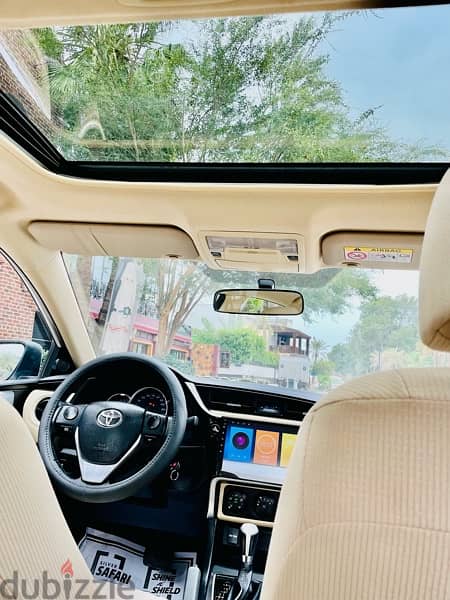 Toyota Corolla 2019 XLI (sunroof ) 2.0L for sale 6