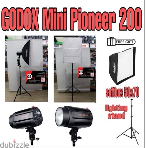 Godox "Mini Pioneer 200 Kit" Full Set 1