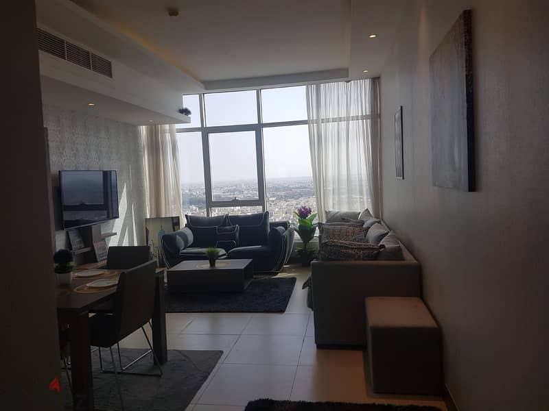 An astonishing fully furnished 1-bedroom large size flat for rent 5