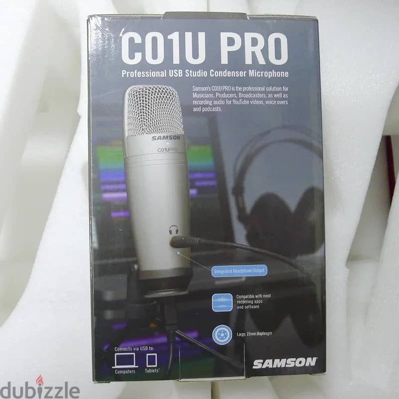 Samson C01U Pro – USB Studio Condenser Microphone 1