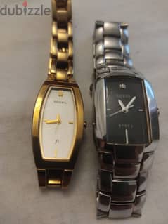 GUESS AND FOSSIL LADIES WRIST WATCHES