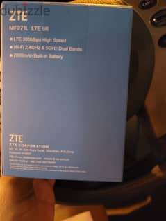 {New} Zain ZTE 4G+ LTE+ Pocket Mifi Device, Wifi 5ghz, 2800mAh