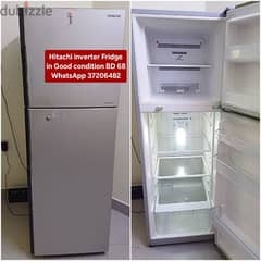 Hitachi inverter fridge and other items for sale with Delivery 0