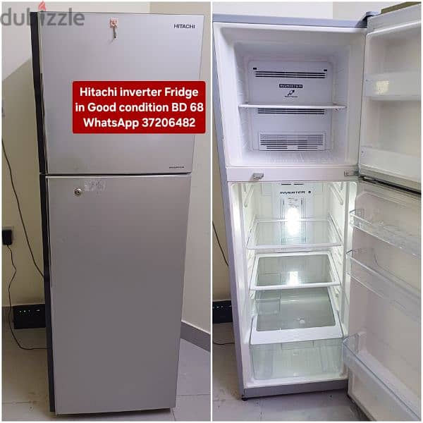 Hitachi inverter fridge and other items for sale with Delivery 0