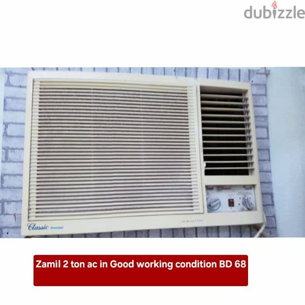 TCL 1.5 ton window ac Slightly used and other items with Delivery 1