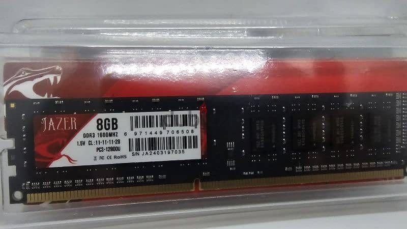 Brand-new imported, DDR 3 8GB Desktop & Laptop Rams available for sale 2