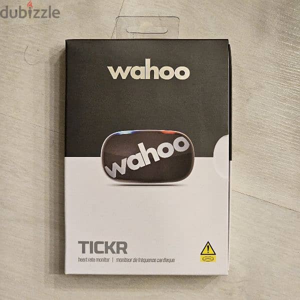 NEW! Wahoo TICKR Heart Rate Monitor Chest Strap, Bluetooth 1