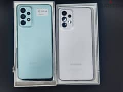 sam's Galaxy A73 5g 256 gb new condition box with accessories