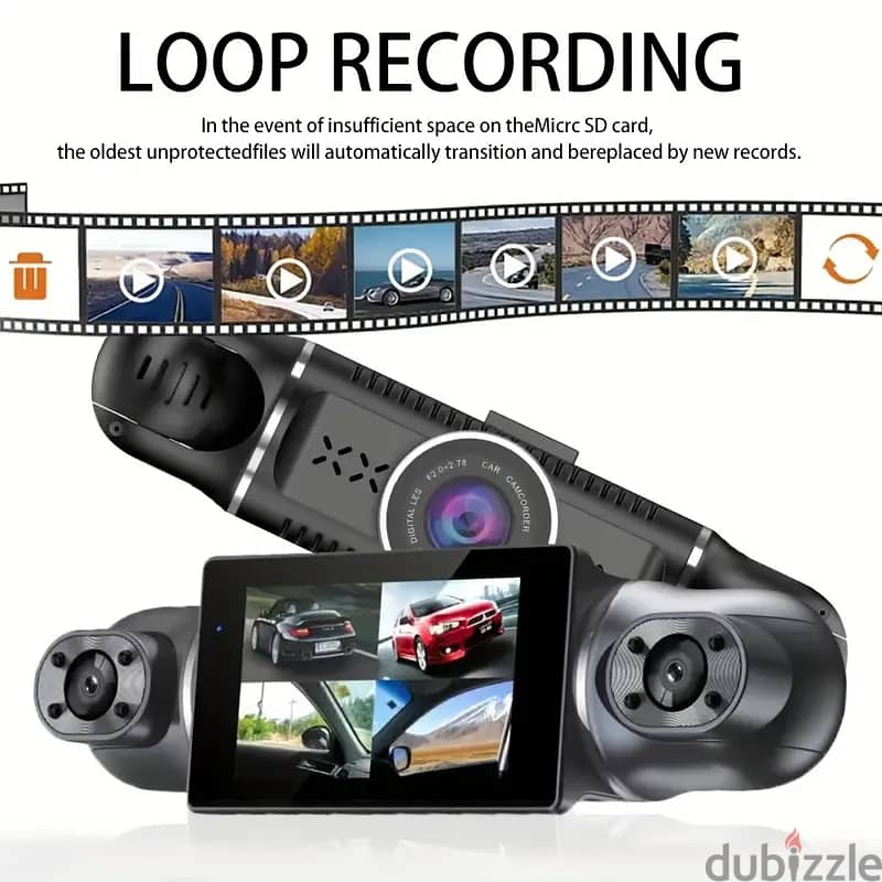 4 Cameras 4 Channel 360 Degree Car Dvr Dash Cam With Wifi FHD 3