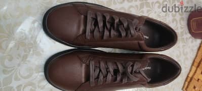 HUSH PUPPIES PURE LEATHER RUBBER SOLE UNTOUCHED SIZE 43