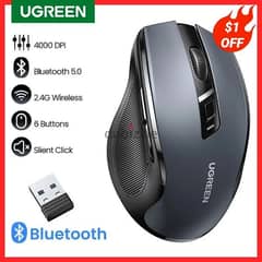 UGREEN wireless mouse bluetooth/ usb silent mouse 0