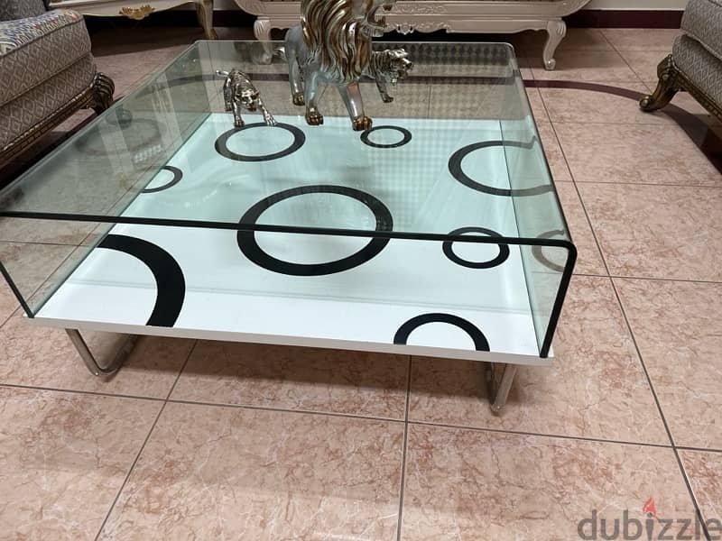 Modern Glass Coffee Table for Sale 0