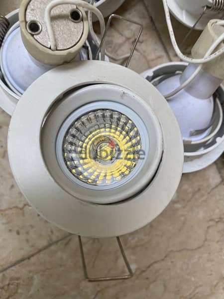 LED Spot lights include bracket, price each BD 0.500 each 4