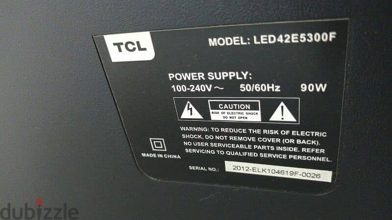TCL 42" LED TV FULL HD BUT NOT SMART 1