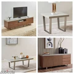 Homecentre 'Boston' TV Unit, Coffee Table, Side Table and Buffet Unit