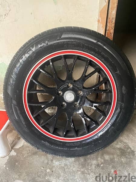 4 rims with tiers -17 inches 1