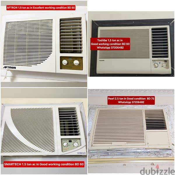 Zamil 2 ton window ac and other items for sale with fixing 8