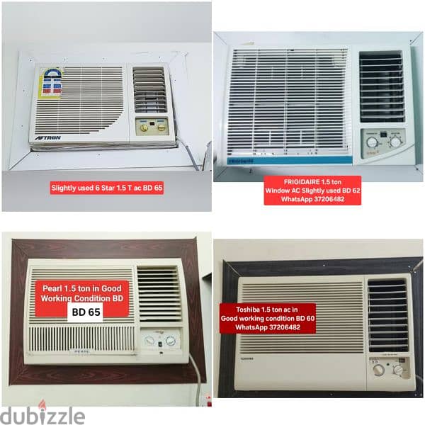 Zamil 2 ton window ac and other items for sale with fixing 9