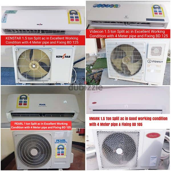 Zamil 2 ton window ac and other items for sale with fixing 12