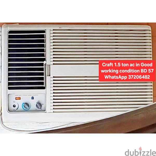 Zamil 2 ton window ac and other items for sale with fixing 14