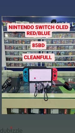 NINTENDO SWITCH OLED RED/BLUE 0