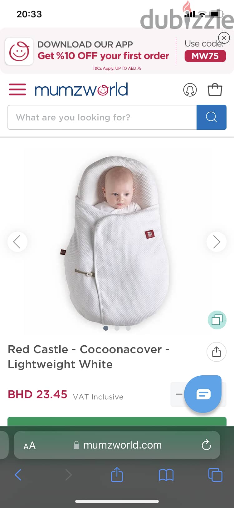 Red castle cocoonababy mattress 2