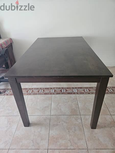 6-seater dining table for sale (only table, no chairs) 2