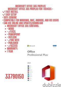 Microsoft office 365 ProPlus for 1 Devices 0