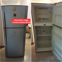 Sharp 400 L Fridge For sale in Good condition With Delivery 0