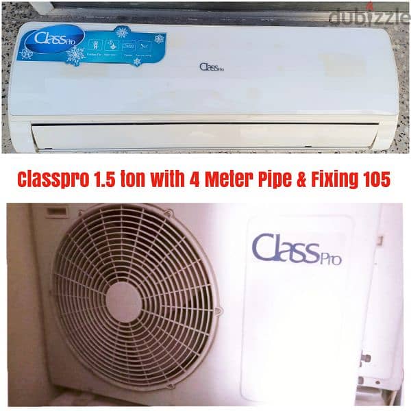 KENSTAR 1.5 ton split ac and other items for sale with fixing 10