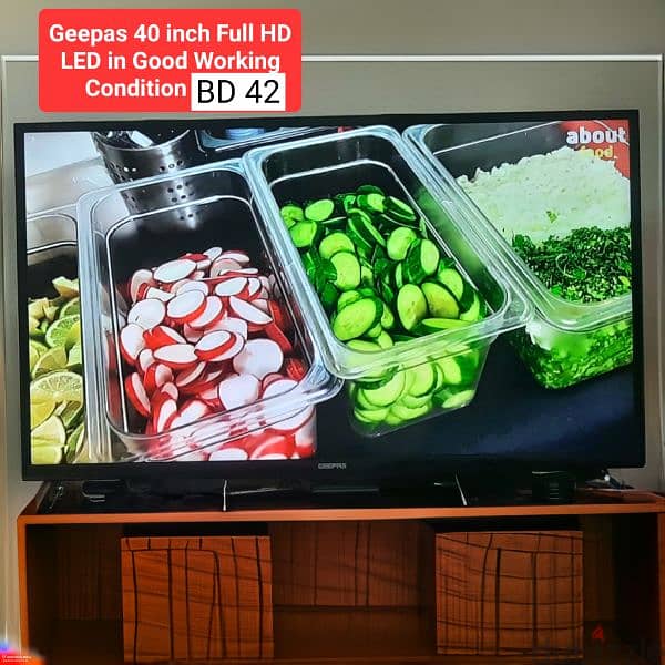 Hisense 40 inch LED tv and other items for sale with Delivery 1